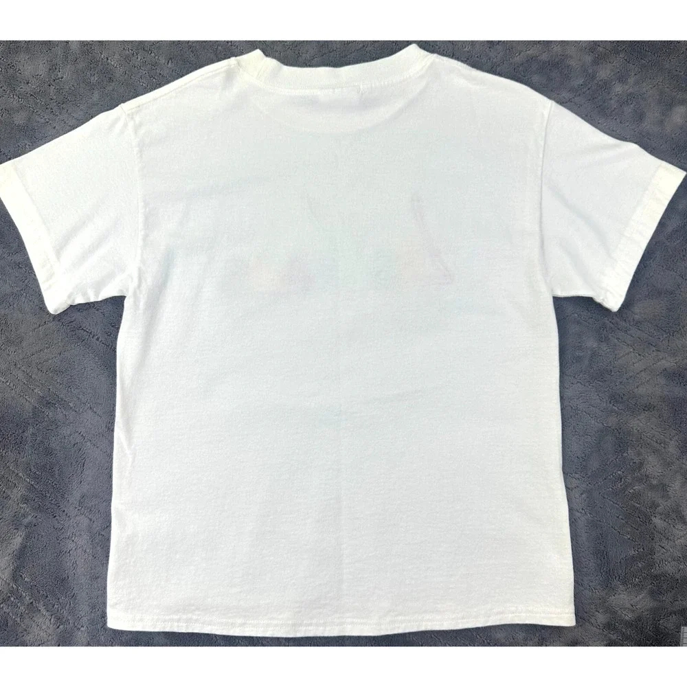 AAA Alstyle Adult Vtg T-Shirt Las Vegas Y2k Lifted Font Puff Tee‎ Shirt Nevada S